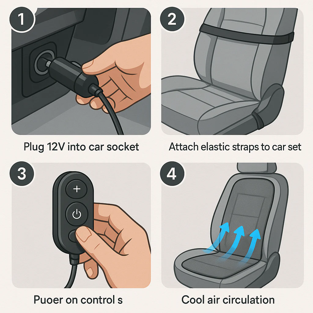 Air-Conditioned Seat Cover - Image 3