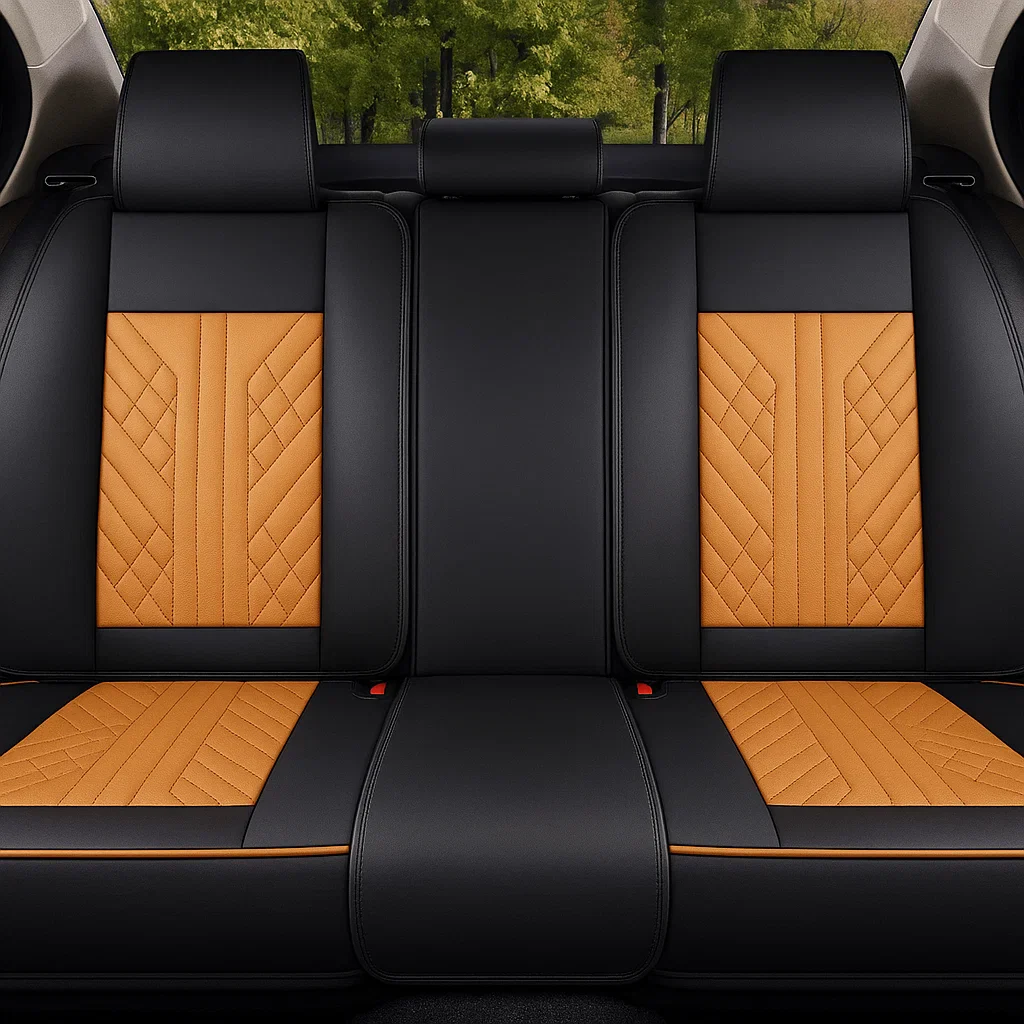 Brown & Black Car Seat Covers - Image 5