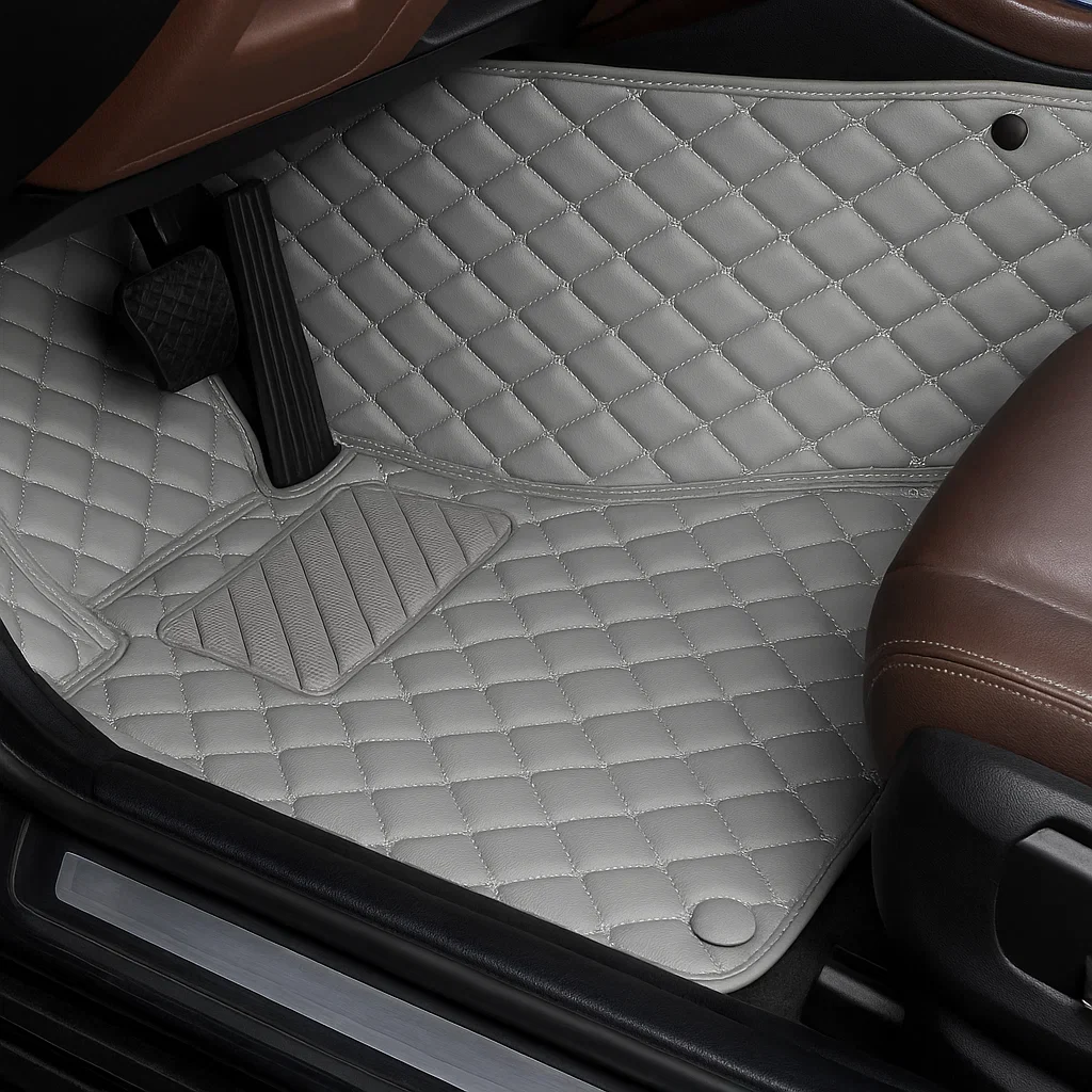 Gray Custom Car Floor Mats - Image 3