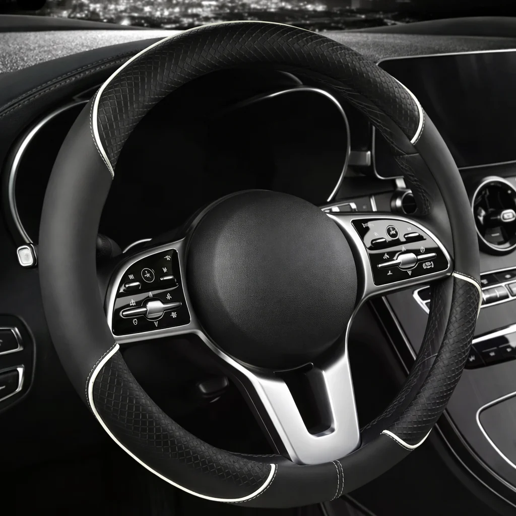 Luxury Steering Wheel Cover - Image 4
